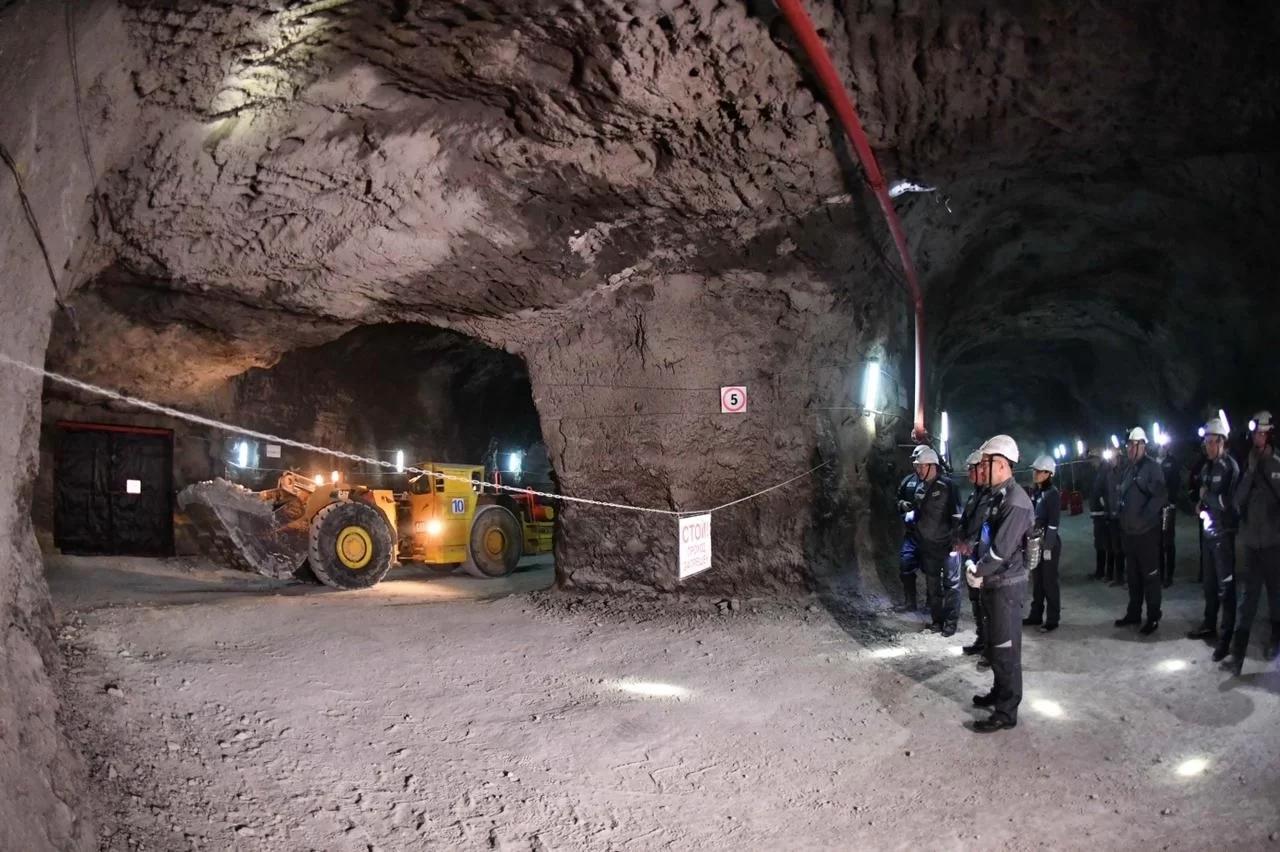 Экскурсия в шахту «Ангидрит»